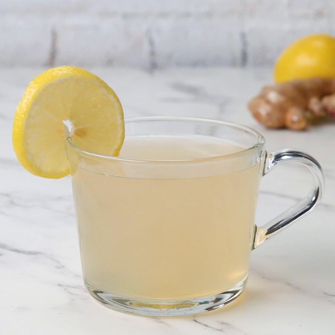 hot lemon ginger tea