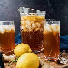 iced lemon gigner tea