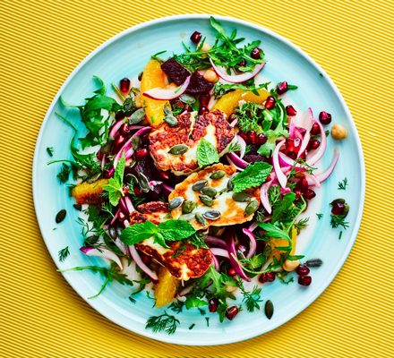 halloumi salad